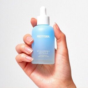 New Korean PRETTY SKIN Hyaluronic Ampoule Microderma 50ml Moisturizer K-Beauty